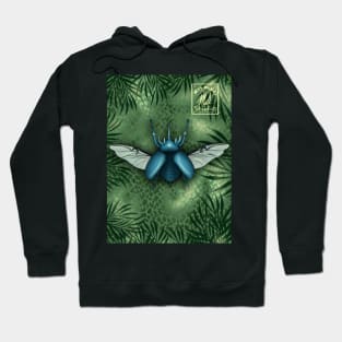 Beetle with Spread Wings Hoodie